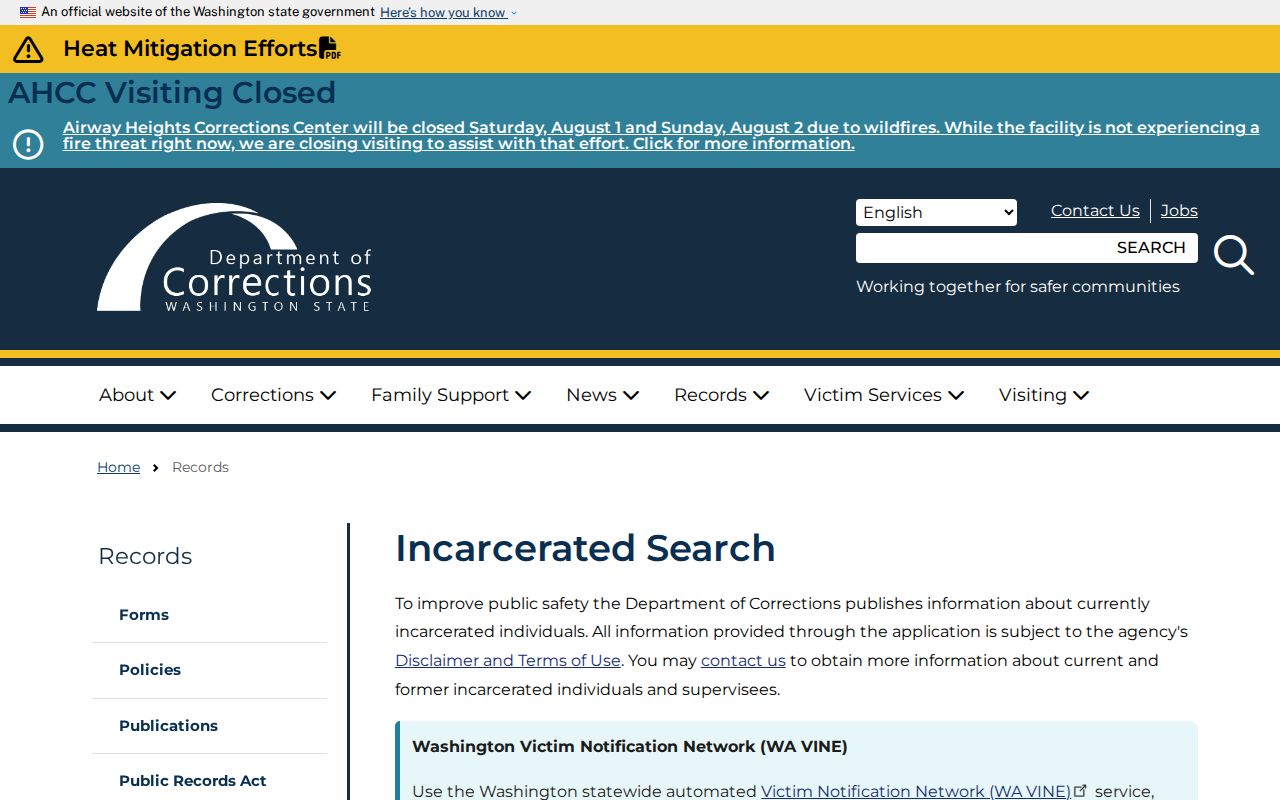 Des Moines people directories Washington DOC name search
